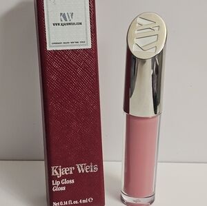 Kjaer Weis Refillable Lipgloss blossoming pink makeup lipstick beauty new in box